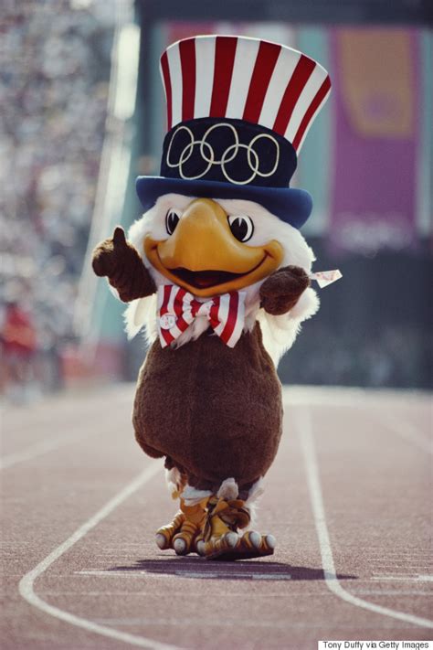 Olympic eagle mascot